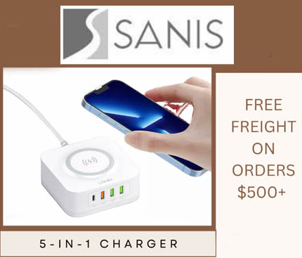 5-IN-OneCharger - Free Freight on Orders $500+ through May 15