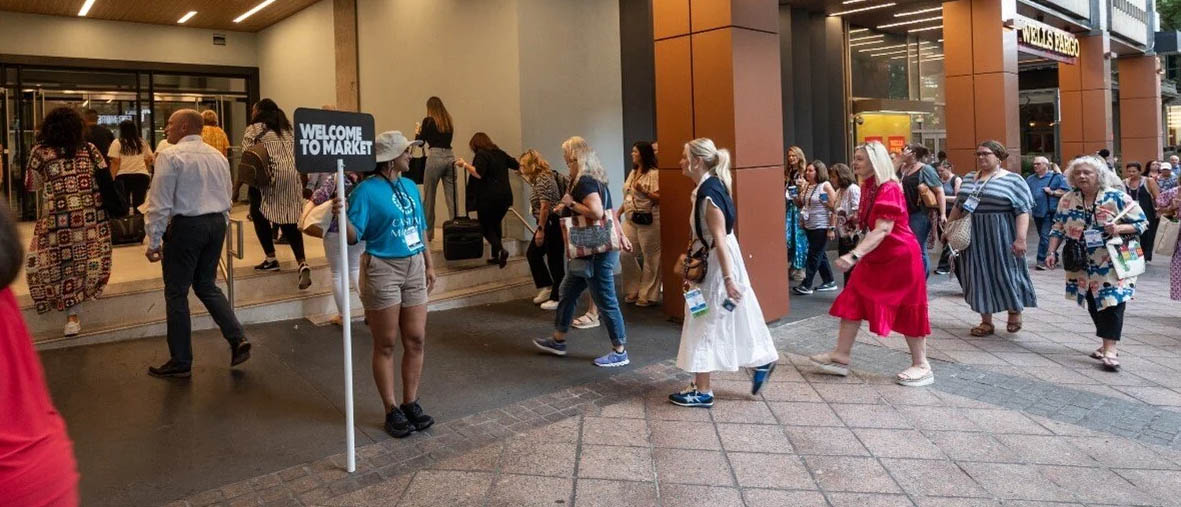 Buyers Stream Into the July, 2024, trade show at AmericasMart in Atlanta