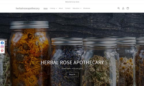 Herbal Rose Apothecary Home Page