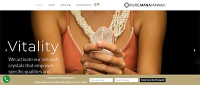 Pure Mana Hawaii Home Page