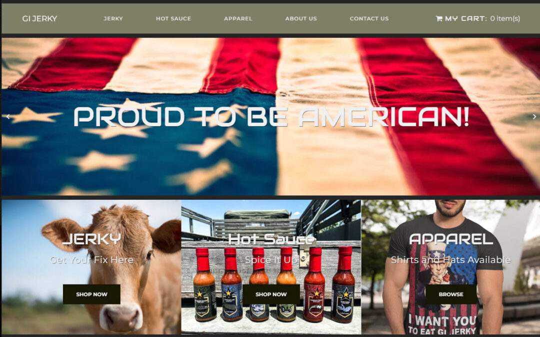 New B2B Website for G I Jerky