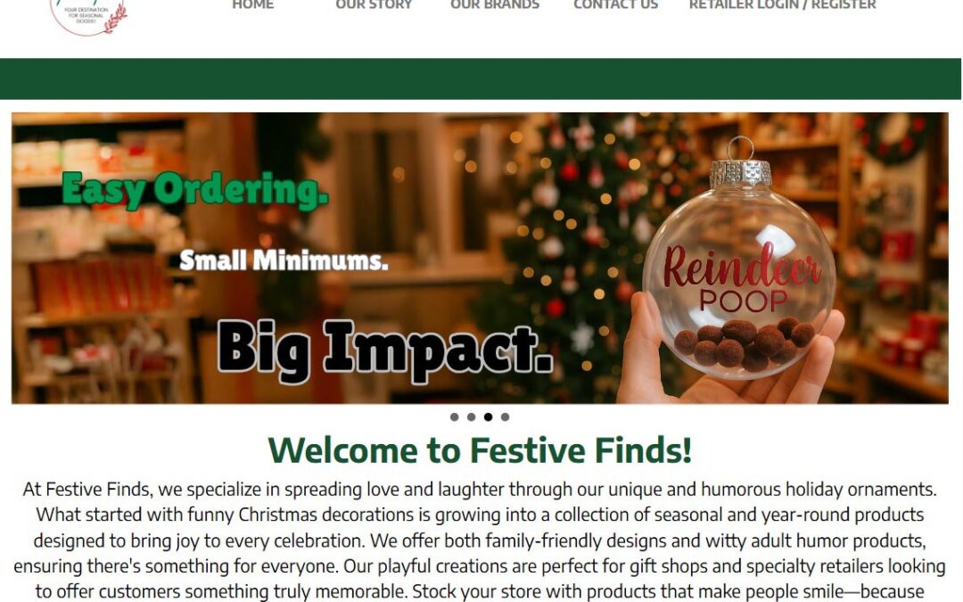 Festive Finds Home Page
