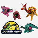 Loose Neck Land Button Banner